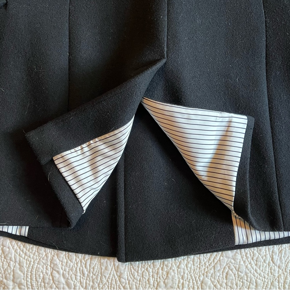 Nili Lotan Black Pea Coat - Picture 12 of 15